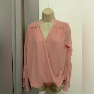 Light pink blouse. Like new. Fun sleeves